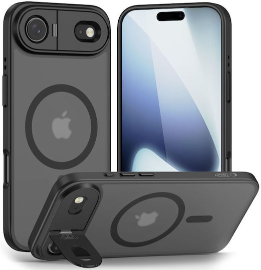 Tech-Protect Magstand Back Cover Σιλικόνης / Πλαστικό Μαύρο (iPhone Air)