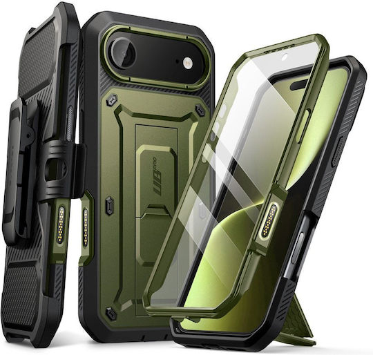 Supcase Back Cover Tempered Glass Πράσινο (iPhone 17 Pro)