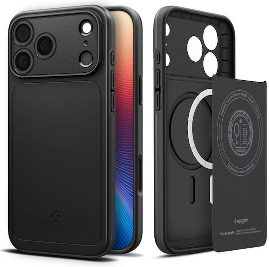 Spigen Thin Fit Mag Back Cover Πλαστικό 1.55mm Μαύρο (iPhone 17 Pro) ACS10339