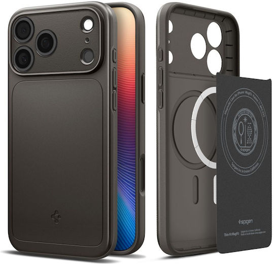 Spigen Thin Fit Magsafe Back Cover Πλαστικό 1.55mm Gunmetal (iPhone 17 Pro) ACS10341