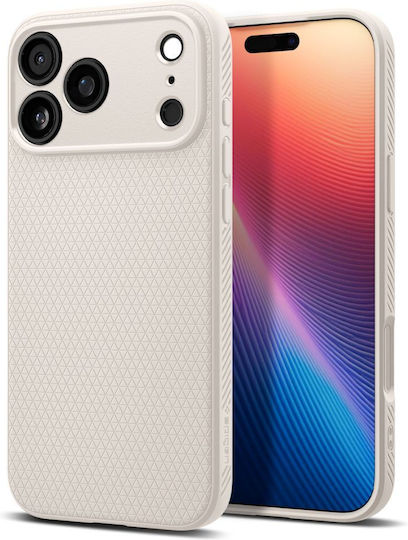 Spigen Liquid Air Back Cover Σιλικόνης Natural Titanium (iPhone 17 Pro) ACS10334