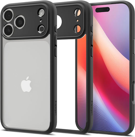 Spigen Ultra Hybrid Back Cover Πλαστικό 2mm Matte Black (iPhone 17 Pro) ACS10343