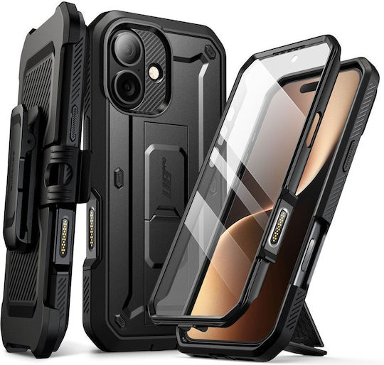 Supcase Back Cover Tempered Glass Μαύρο (iPhone 17 Pro)