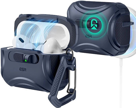 ESR Cyber Flicklock Halolock Θήκη σε Μπλε χρώμα για Apple AirPods Pro 3