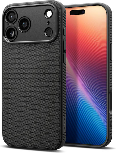 Spigen Liquid Air Back Cover Σιλικόνης Matte Black (iPhone 17 Pro) ACS10331