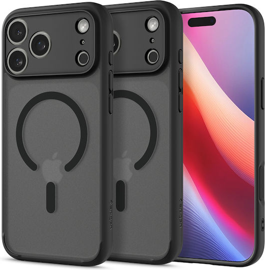 Spigen Ultra Hybrid Mag Back Cover Πλαστικό 2mm Frost Black (iPhone 17 Pro) ACS10349