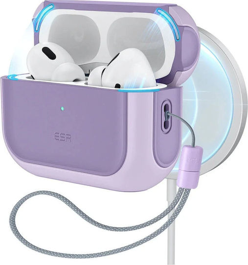 ESR Orbit Hybrid Halolock Θήκη Πλαστική / Σιλικόνης Lavender για Apple AirPods Pro 3