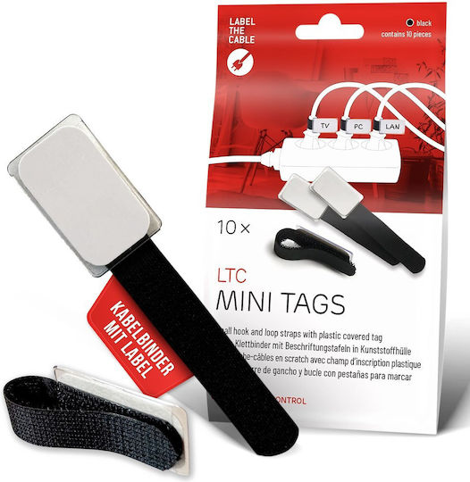 LTC Audio Velcro Δεματικό Καλωδίων Μαύρο 1τμχ