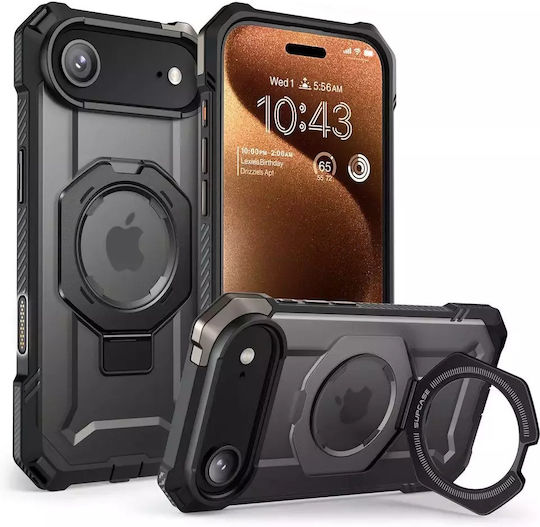 Supcase Ub Grip Mag Back Cover Σιλικόνης Μαύρο (iPhone Air)