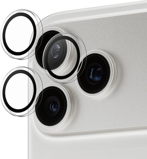 PanzerGlass Hoops Προστασία Κάμερας Μεμβράνη Διάφανο για το iPhone 16 Pro, iPhone 16 Pro Max PG38406