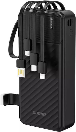 Dudao K11 Pro Power Bank 20000mAh 10W με Θύρα USB-A Μαύρο
