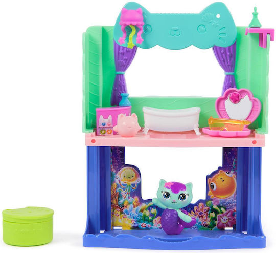Spin Master Gabby's Dollhouse MerCat's Spa-wesome Bathroom για 3+ Ετών 25.4εκ. 6074306