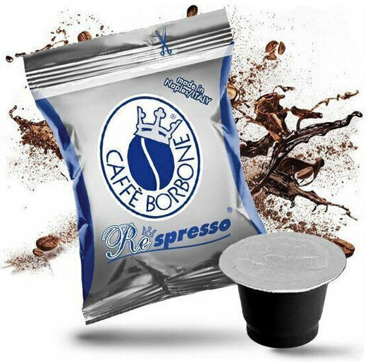 Caffe Borbone Κάψουλες Espresso Respresso Blu Συμβατές με Μηχανή Nespresso 100caps