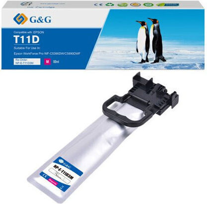 Premium Cartridge G&g 5k Epson T11d3 Xl Magenta C13t11d340