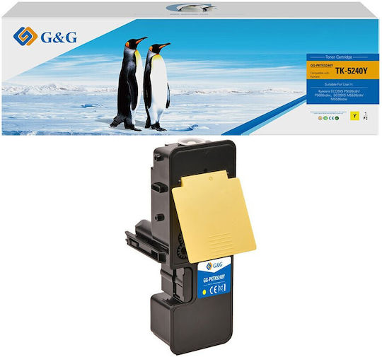 Premium Toner G&g 3k Kyocera Tk-5240y Yellow Tk5240y 1t02r7anl0