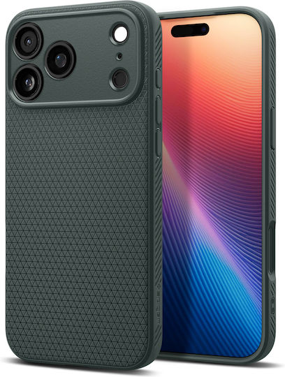 Spigen Liquid Air Back Cover Σιλικόνης Abyss Green (iPhone 17 Pro) ACS10333