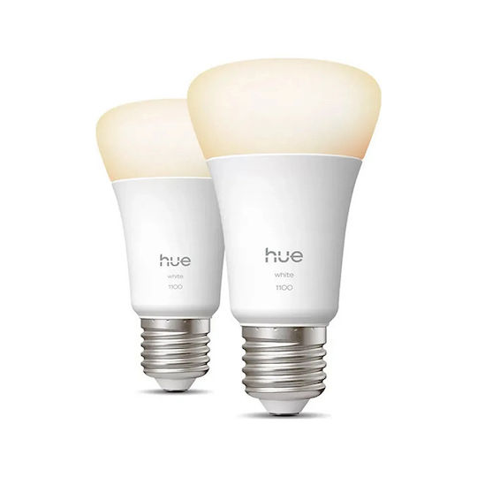 Philips Smart Λάμπες LED για Ντουί E27 και Σχήμα A60 2τμχ 929003856102