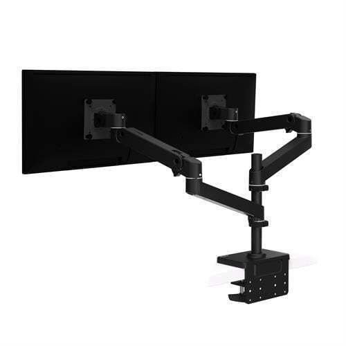 Ergotron LX Pro Dual Stacking Arm Βάση Γραφείου για 2 Οθόνες έως 24" με Βραχίονα