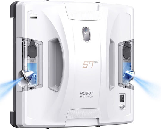 Hobot S7 Pro Καθαριστής Τζαμιών Ρομπότ Μπαταρίας Λευκός