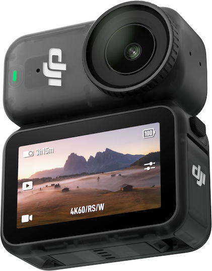 DJI Osmo Nano 128GB Action Camera 4K Ultra HD Υποβρύχια Standard Combo με Οθόνη Αφής 1.96" και Wi-Fi Μαύρη