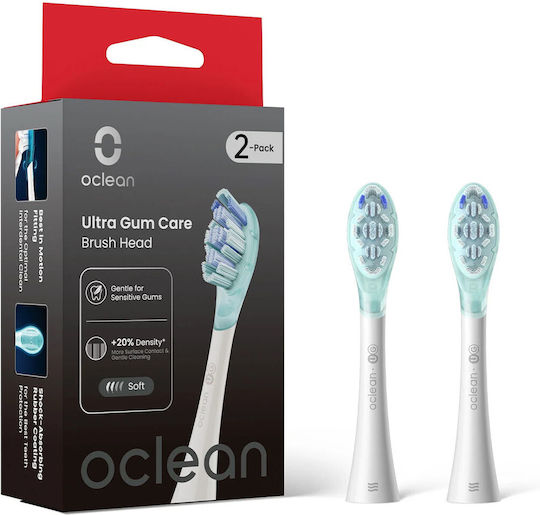 OClean Ultra Ανταλλακτικές Κεφαλές για Ηλεκτρική Οδοντόβουρτσα 2τμχ