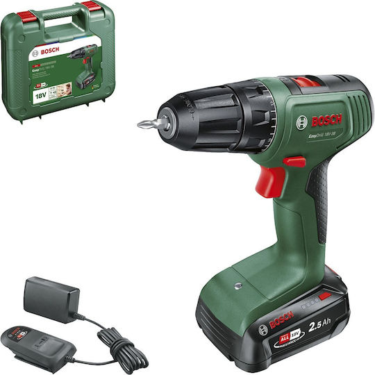 Bosch EasyDrill 18V38 Set Δραπανοκατσάβιδο Μπαταρίας 18V 1x2.5Ah 0615A5008K