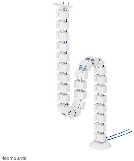Neomounts Cable Spine Organizer Sit Stand Desk Frames Screw Mounted White