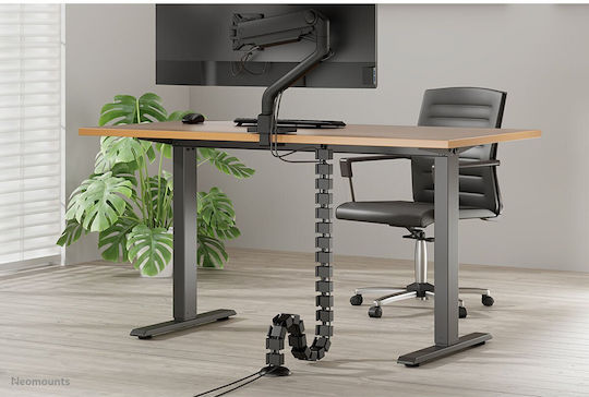 Neomounts Cable Spine Organizer Sit Stand Desk Frames Screw Mounted Black