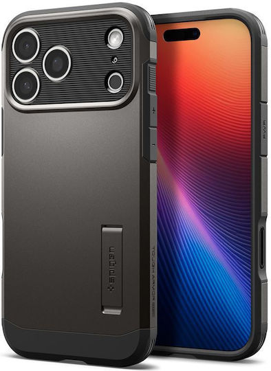 Spigen Tough Armor T MagSafe Back Cover Πλαστικό / Σιλικόνης 1.2mm Γκρι (iPhone 17 Pro Max) ACS10298