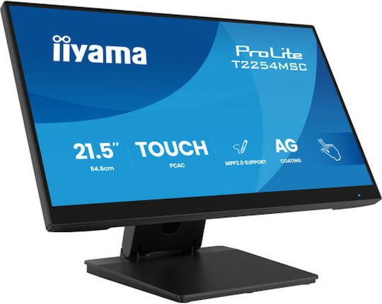 Iiyama T2254MSC-B2AG IPS Touch Monitor 22" FHD 1920x1080 με Χρόνο Απόκρισης 4ms GTG