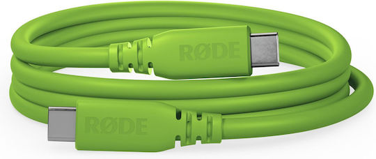 Rode USB 2.0 Cable USB-C male - USB-C 60W Πράσινο 2m SC27-G