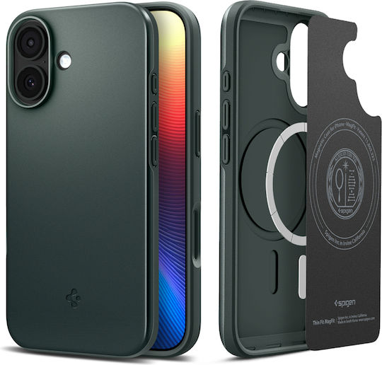 Spigen Thin Fit Mag Back Cover Πλαστικό Πράσινο (iPhone 17) ACS10374