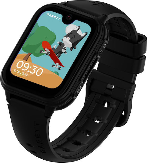 Garett Kids Vibe 4G Smartwatch (Μαύρο)