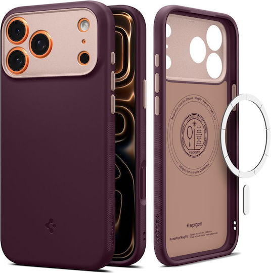 Spigen Nano Pop Mag Back Cover Σιλικόνης Μπορντό (iPhone 17 Pro Max) ACS10261