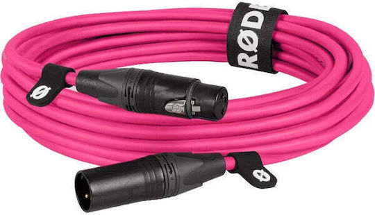 Rode Premium Cable XLR male - Ροζ 6m XLR6M-P