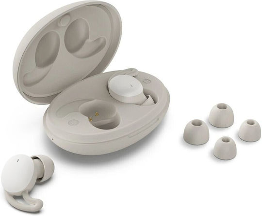 HAMA Spirit Calm In-ear Bluetooth Handsfree Ακουστικά με Θήκη Φόρτισης Λευκά