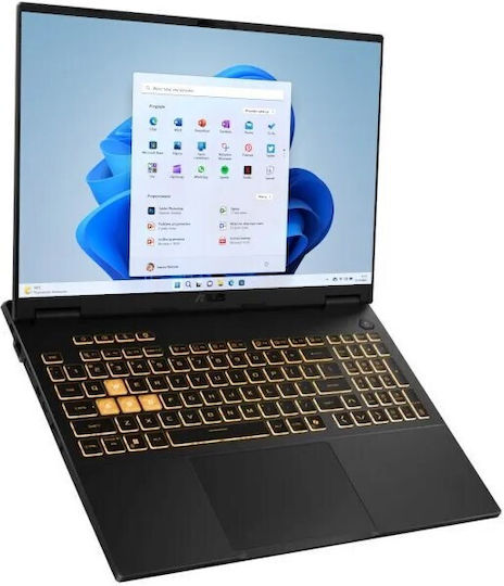 Asus TUF Gaming F16 FX608JH-I5165W 16" FHD+ 165Hz (i5-13450HX/16GB/1.0TB SSD + 1.0TB SSD/GeForce RTX 5050/W11 Home) Jaeger Gray (US Keyboard)
