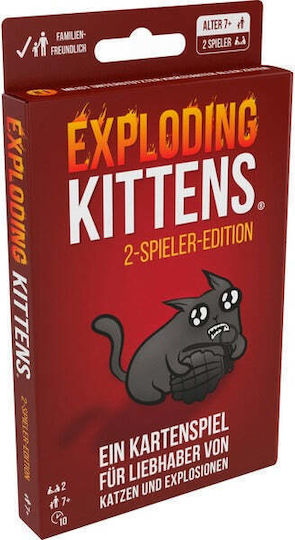 Επιτραπέζιο Παιχνίδι Exploding Kittens για 2 Παίκτες 7+ Ετών EXKD0019 Asmodee