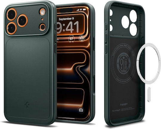 Spigen Thin Fit Mag Back Cover Πλαστικό / Σιλικόνης Πράσινο (iPhone 17 Pro Max) ACS10275