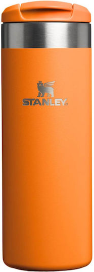 Stanley AeroLight Transit Κούπα Θερμός Ανοξείδωτο BPA Free 470ml Goldenrod Coral 10-10787-251