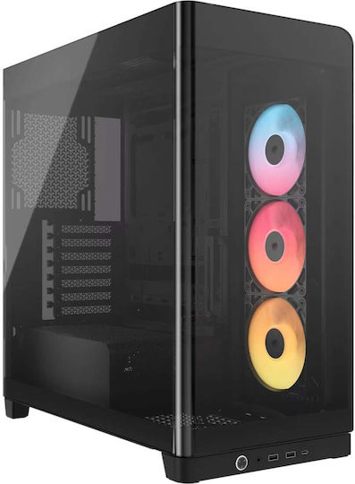 Corsair Frame 4500X RS-R ARGB Gaming Midi Tower Κουτί Υπολογιστή με Πλαϊνό Παράθυρο Μαύρο
