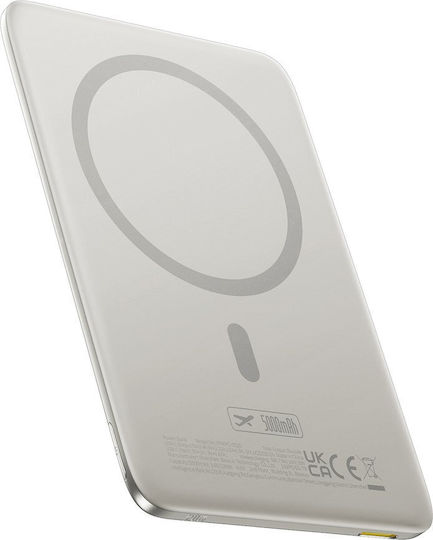Baseus PicoGo AM41 MagSafe Power Bank 5000mAh 20W με Θύρα USB-C Titanium
