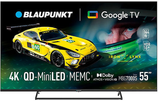 Blaupunkt Smart Τηλεόραση 55" 4K UHD Mini LED 55MBG7000S HDR (2025)