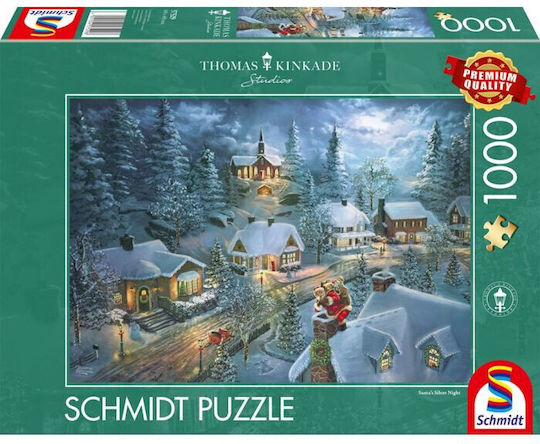 Thomas Kinkade: Santa’s Silent Night Puzzle 2D 1000pcs