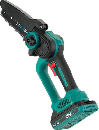 NEVIQ Κλαδευτικό Αλυσοπρίονο Μπαταρίας 1x2.8Ah Brushless 20V 0.85kg με Λάμα 14cm NEVPIL47600