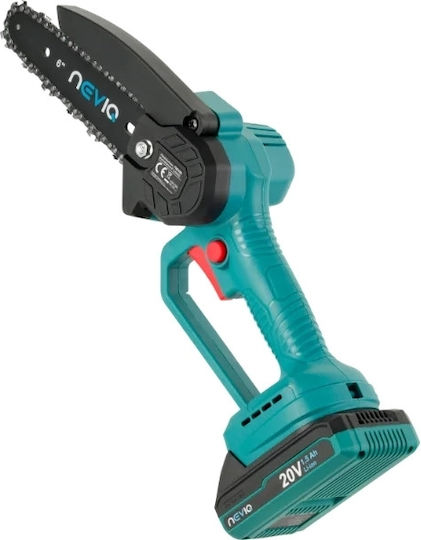 NEVIQ Αλυσοπρίονο Μπαταρίας 2x1.5Ah 20V NEVPIL47598