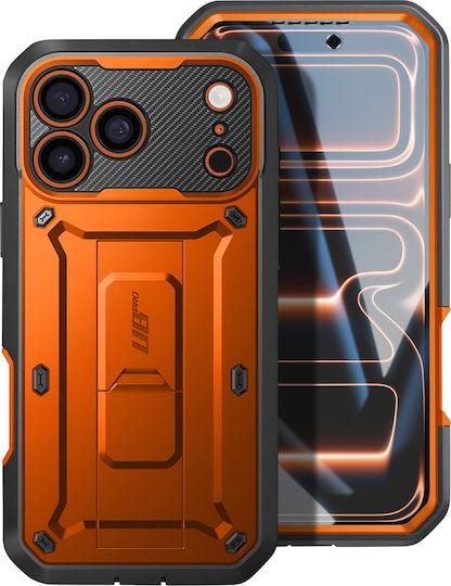 Supcase Full Body Case Iphone 17 Pro Unicorn Beetle Pro Series Kickstand Orange