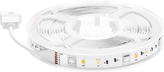 Switchbot Smart Ταινία LED Wi-Fi RGB Φως 5m με Αισθητήρα Κίνησης, Τροφοδοτικό & Τηλεχειριστήριο W1702110
