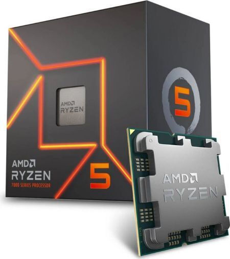 AMD Ryzen 5 7400 4.3GHz Επεξεργαστής 6 Πυρήνων για Socket AM5 σε Κουτί με Ψύκτρα