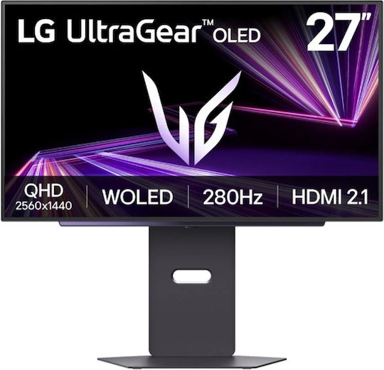 LG UltraGear OLED HDR Gaming Monitor 27" QHD 2560x1440 280Hz με Χρόνο Απόκρισης 0.03ms GTG